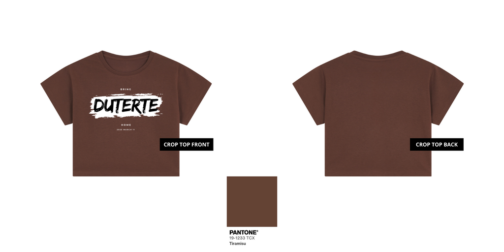 Bring Duterte Home Paint (White Ink)