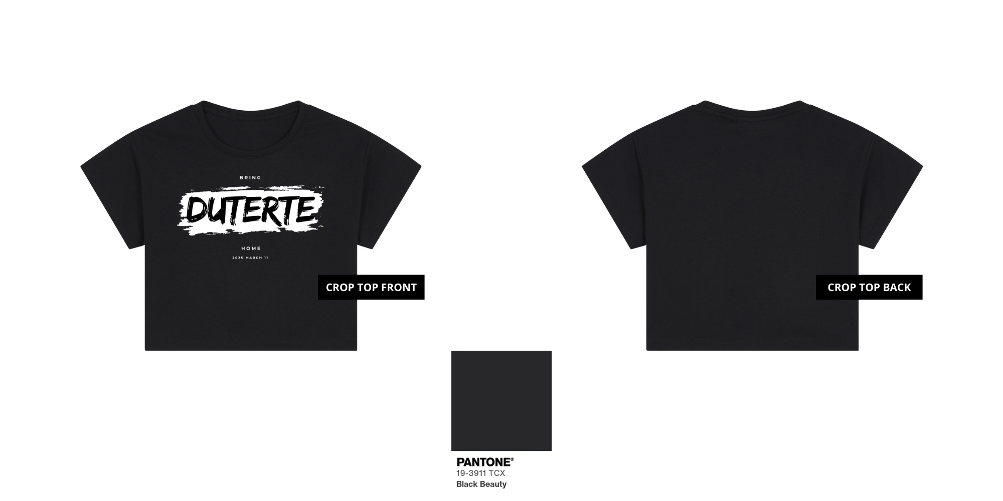 Bring Duterte Home Paint (White Ink)