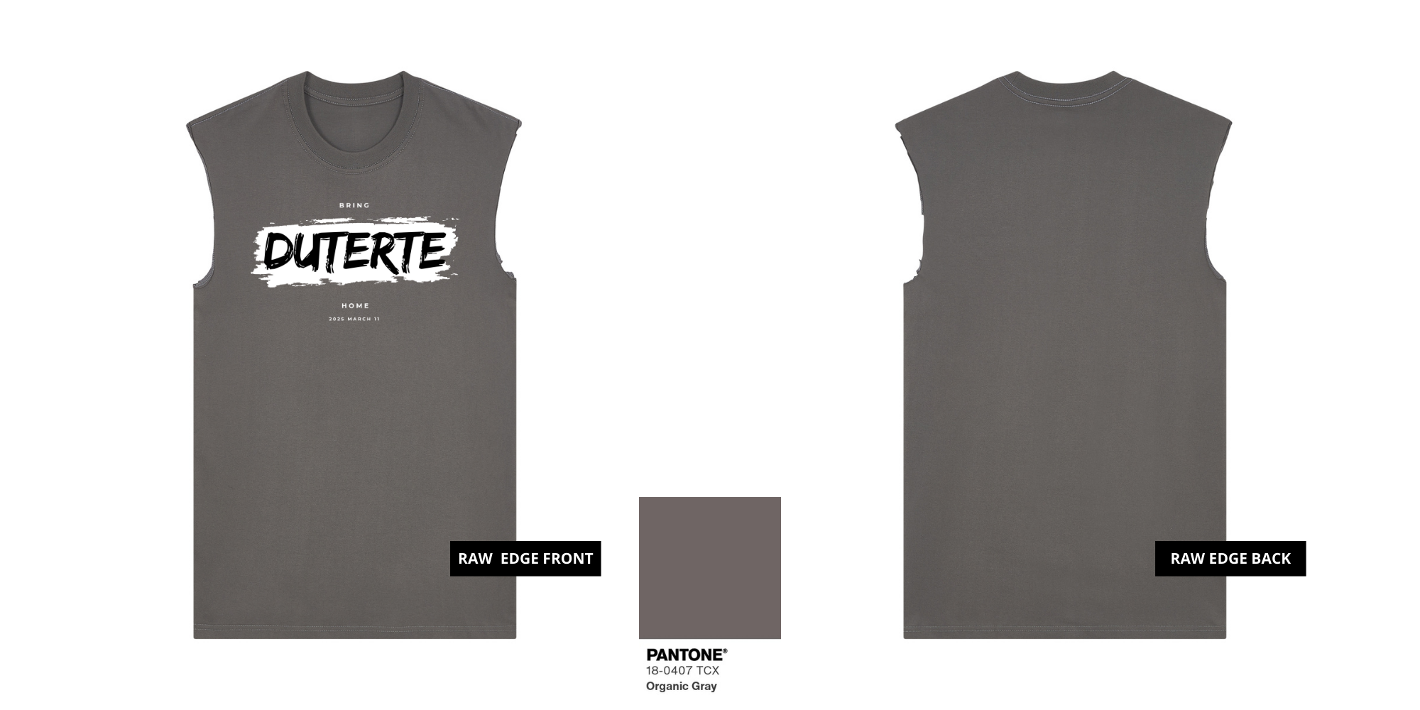 Bring Duterte Home Paint (White Ink)