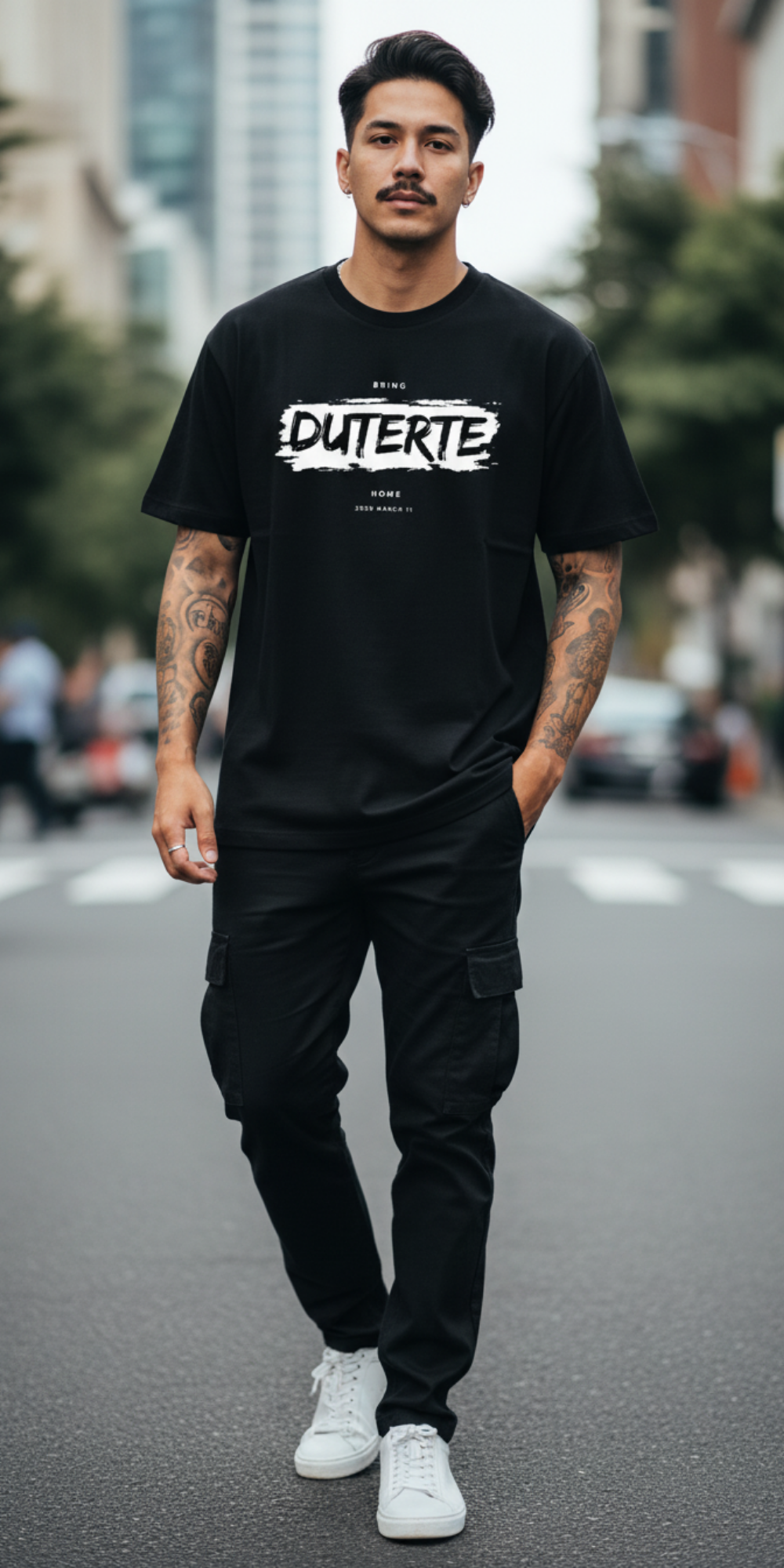 Bring Duterte Home Paint (White Ink)