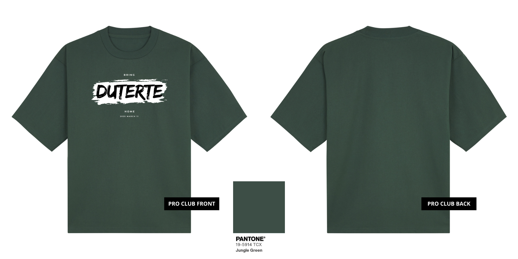 Bring Duterte Home Paint (White Ink)