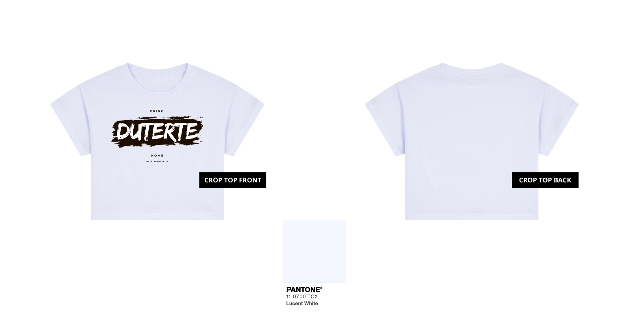 Bring Duterte Home Paint (Black Ink)