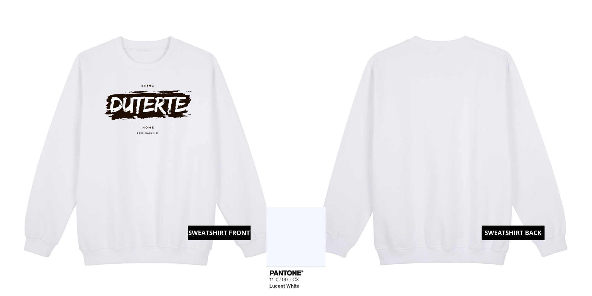 Bring Duterte Home Paint (Black Ink)