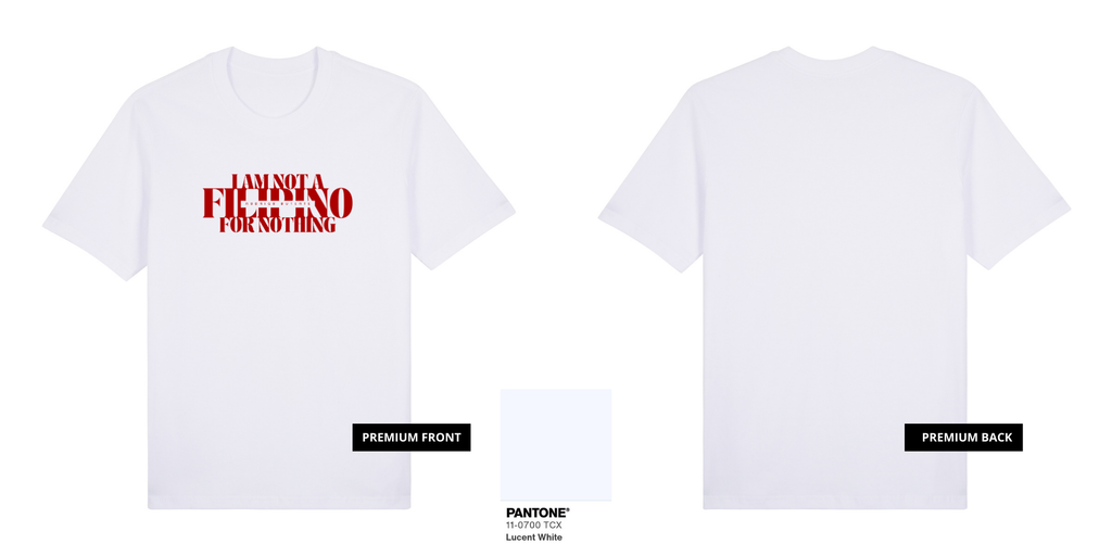 I Am Not A Filipino (Red Ink)