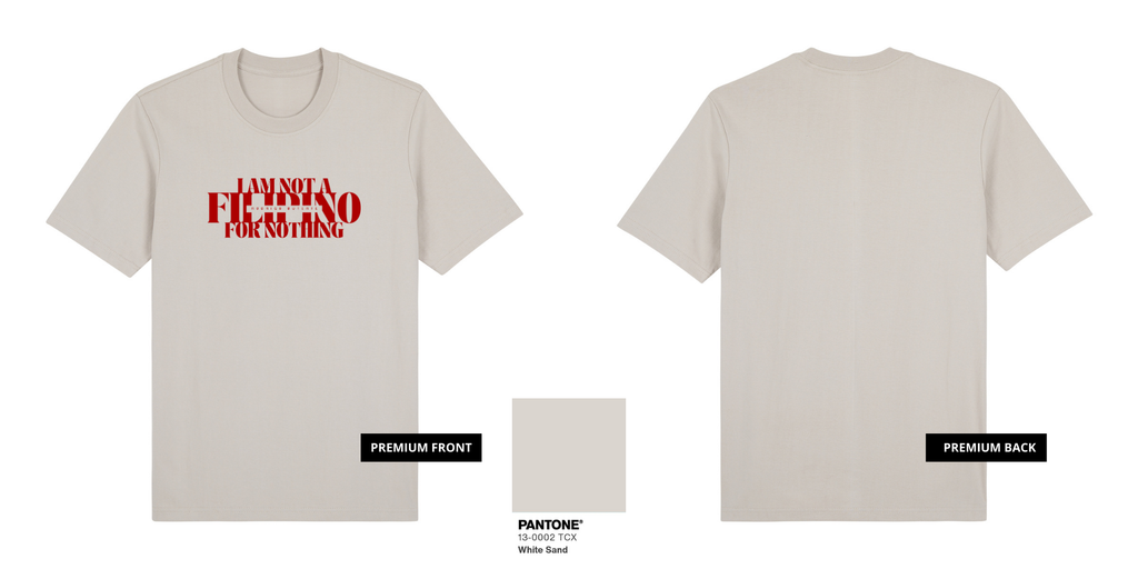 I Am Not A Filipino (Red Ink)