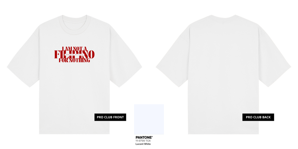 I Am Not A Filipino (Red Ink)