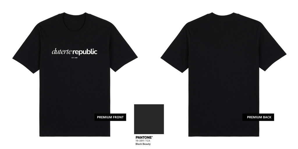 Duterte Republic Italic Bold (White Ink)