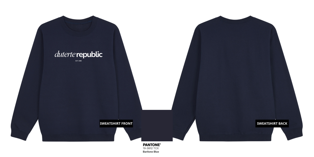 Duterte Republic Italic Bold (White Ink)