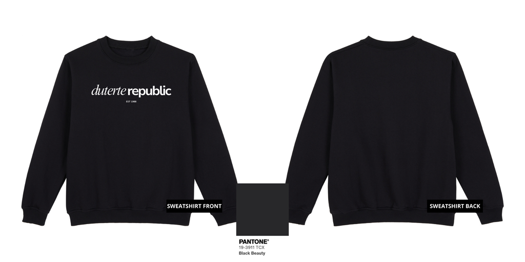 Duterte Republic Italic Bold (White Ink)