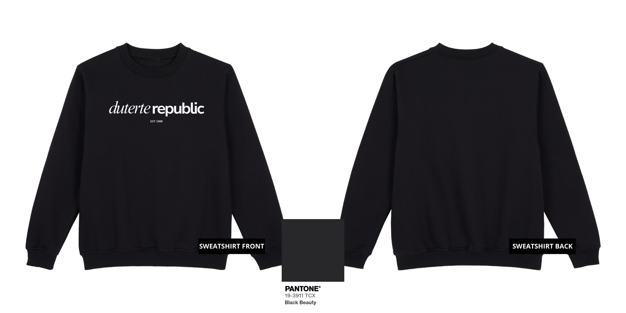 Duterte Republic Italic Bold (White Ink)